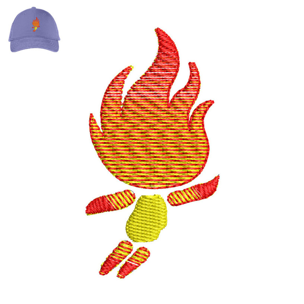 Fire Man Embroidery logo for Cap..jpg