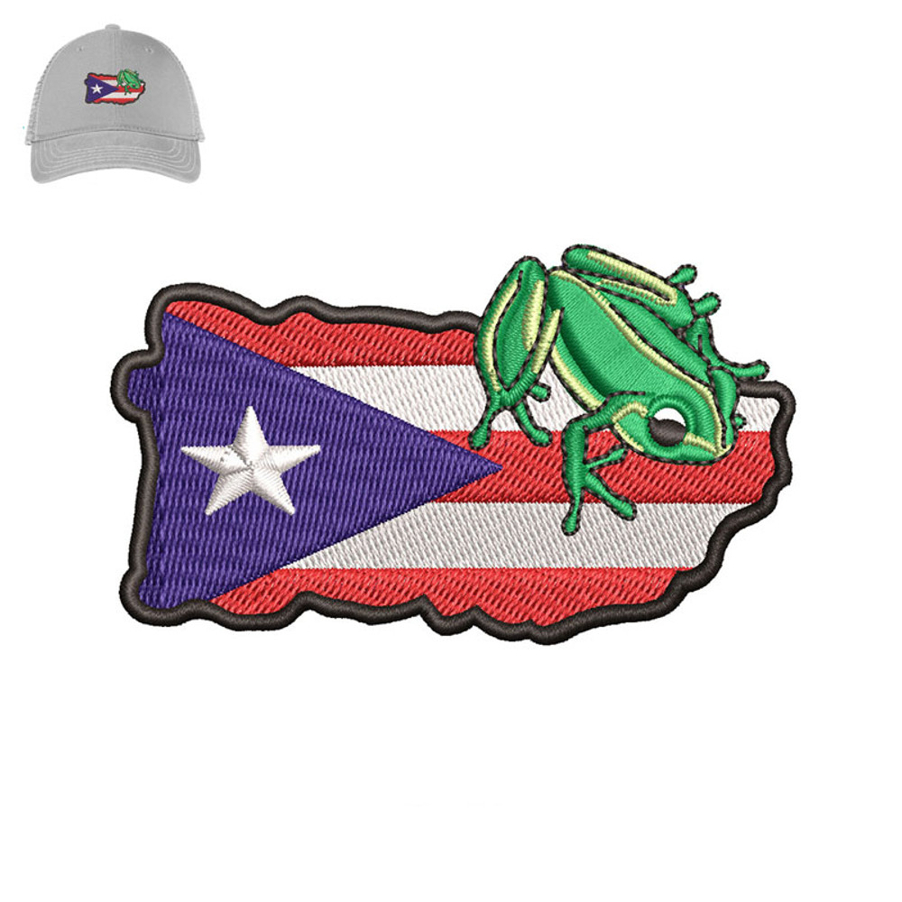 Flag Frog Embroidery logo for Cap..jpg