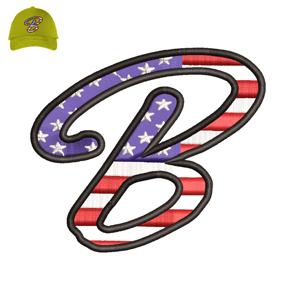 Flag letter 3d puff Embroidery logo for Cap..jpg
