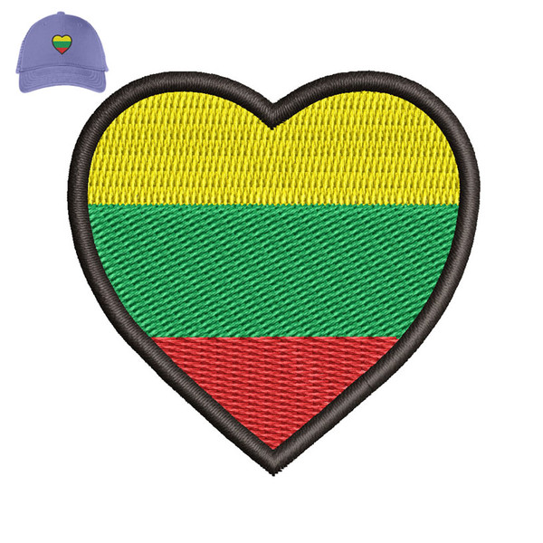 Flag of Lithuania Embroidery logo for Cap..png