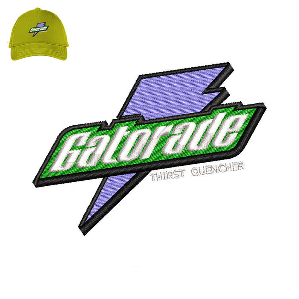 Gatorade Patch Embroidery logo for Cap ..jpg