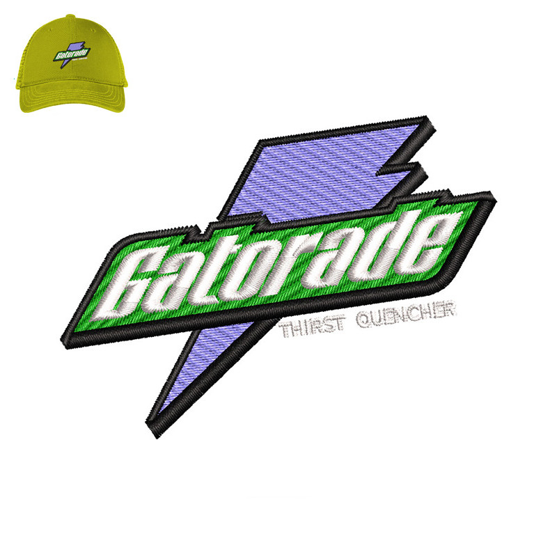 Gatorade Patch Embroidery logo for Cap ..jpg