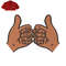 Gestures Great Embroidery logo for Polo Shirt..jpg