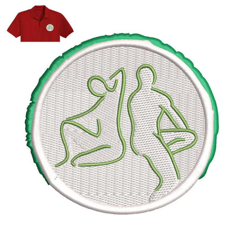 Girl And boy Embroidery logo for Polo Shirt..jpg