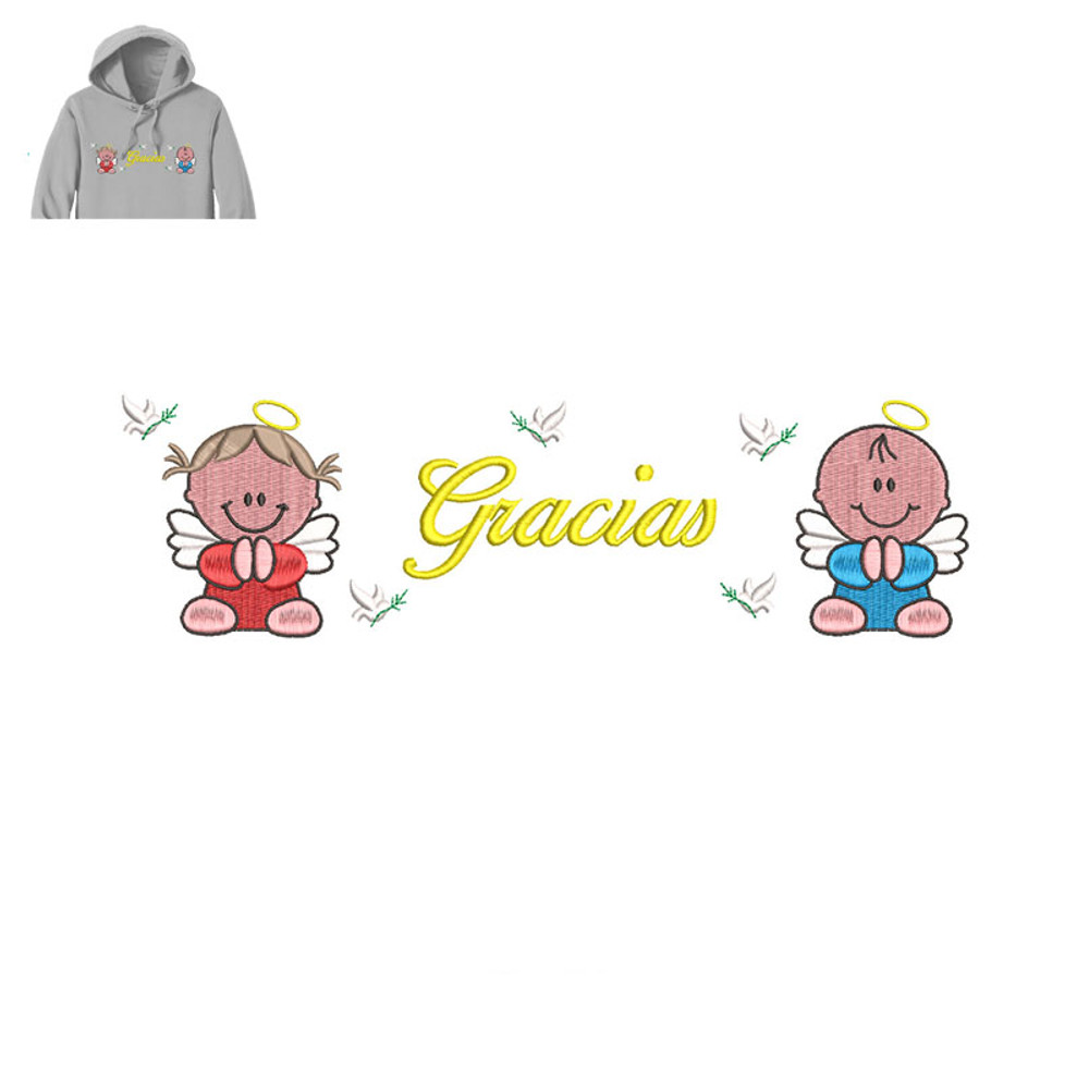 Gracias Boy girl Embroidery logo for Hoodie..jpg