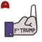 Hand Trump Embroidery logo for Cap..jpg