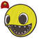 Happy Smiley 3d puff Embroidery logo for Cap..jpg