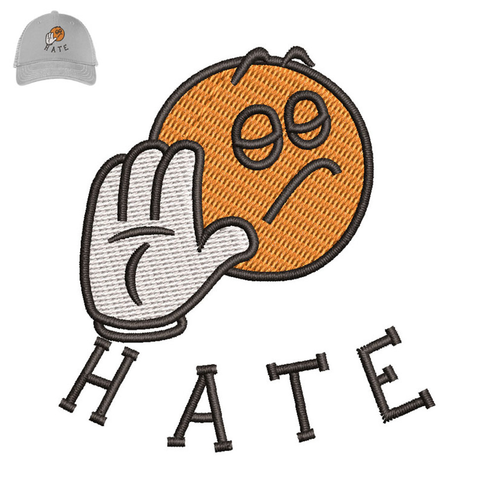 Hate Emoji Embroidery logo for Cap..jpg