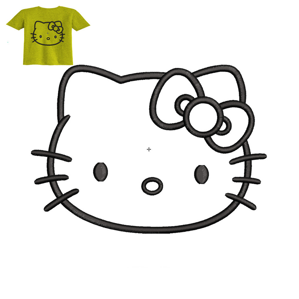 Hello Kitty Embroidery logo for Baby T-Shirt..jpg