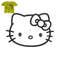Hello Kitty Embroidery logo for Baby T-Shirt..jpg