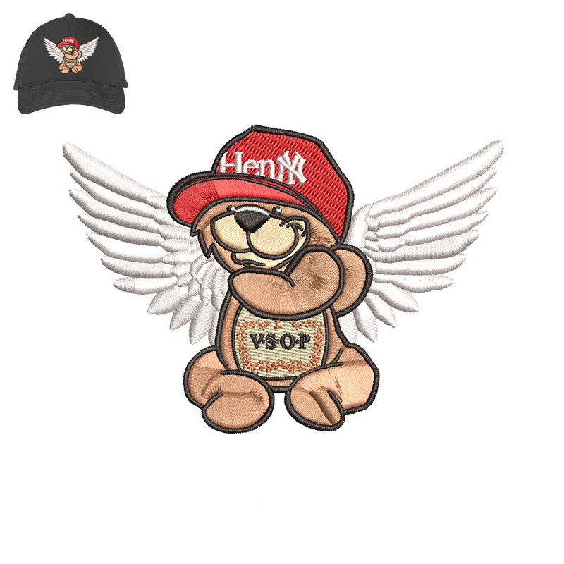 Henny Gangster Teddy Embroidery logo for Cap..jpg