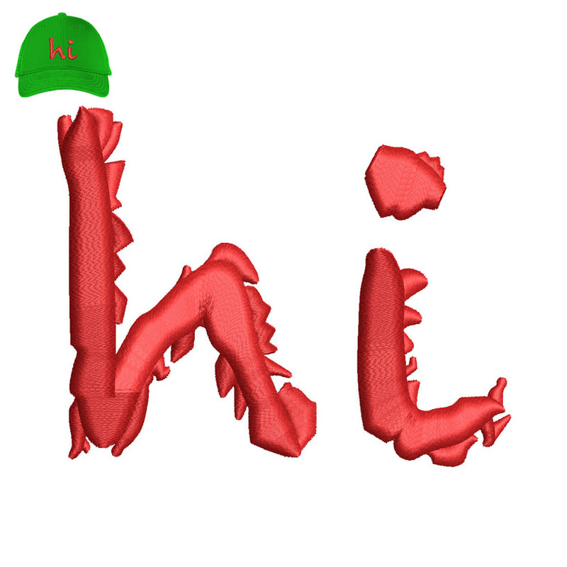 HI Letter 3d Puff Embroidery logo for Cap..jpg
