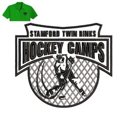Hockey Camps Embroidery logo for polo shirt,logo Embroidery, Embroidery design, logo Nike Embroidery