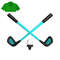 Hockey Stick And Ball Embroidery logo for polo shirt..jpg