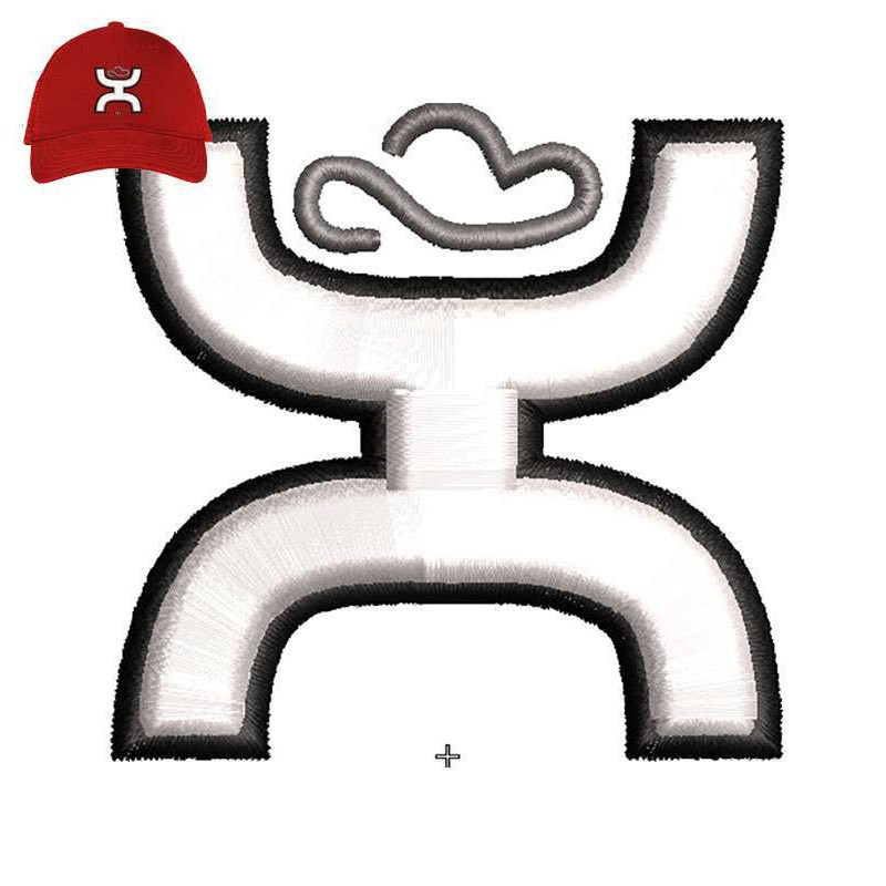 Hooey 3d puff Embroidery logo for Cap..jpg