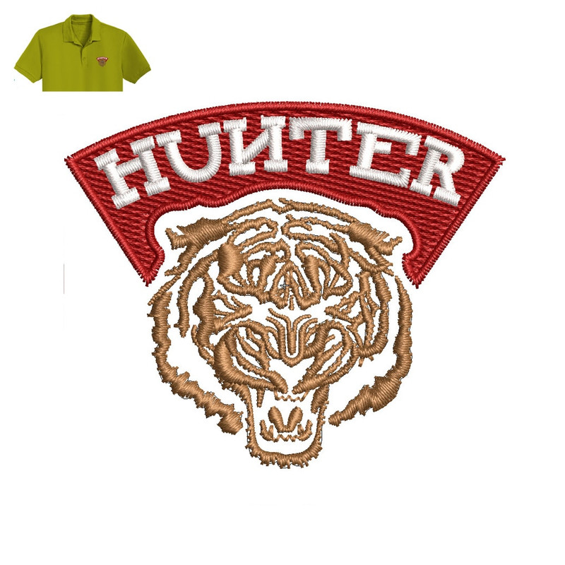 Hunter Tiger Embroidery logo for Polo Shirt..jpg