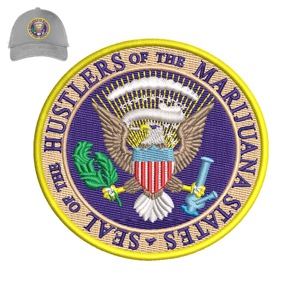 Hustlers United States Embroidery logo for Cap..jpg