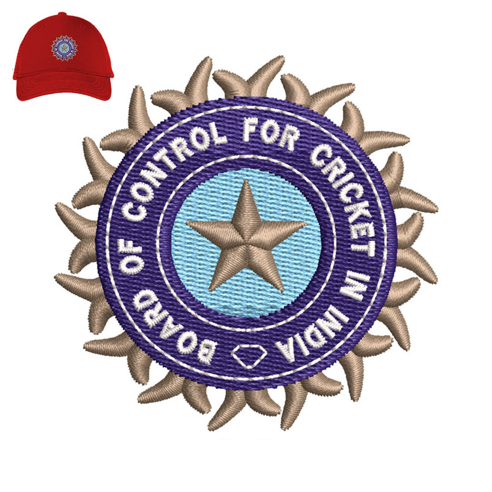 India Cricket Embroidery logo for Cap..jpg