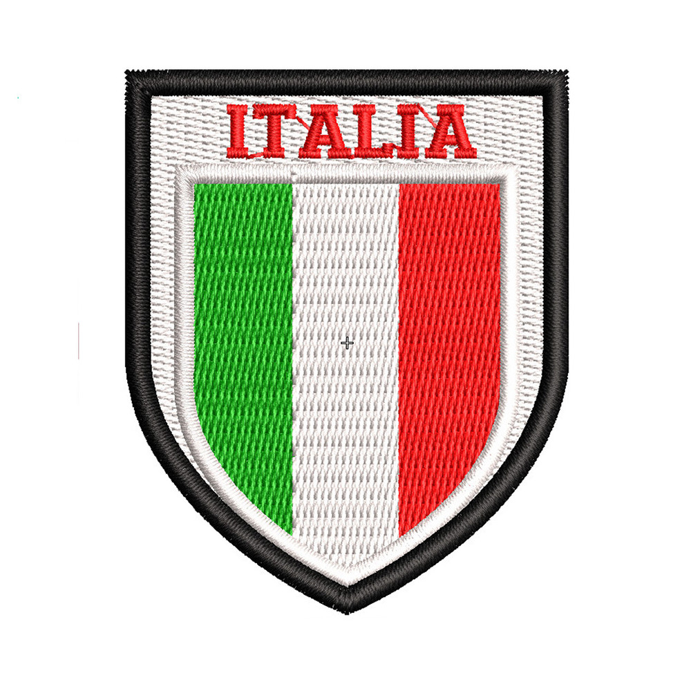 Italia Flag Embroidery logo for patch ..jpg