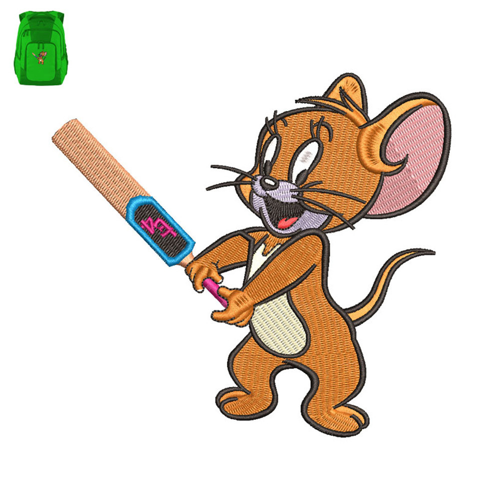 Jerry Mouse Embroidery logo for Bag..jpg
