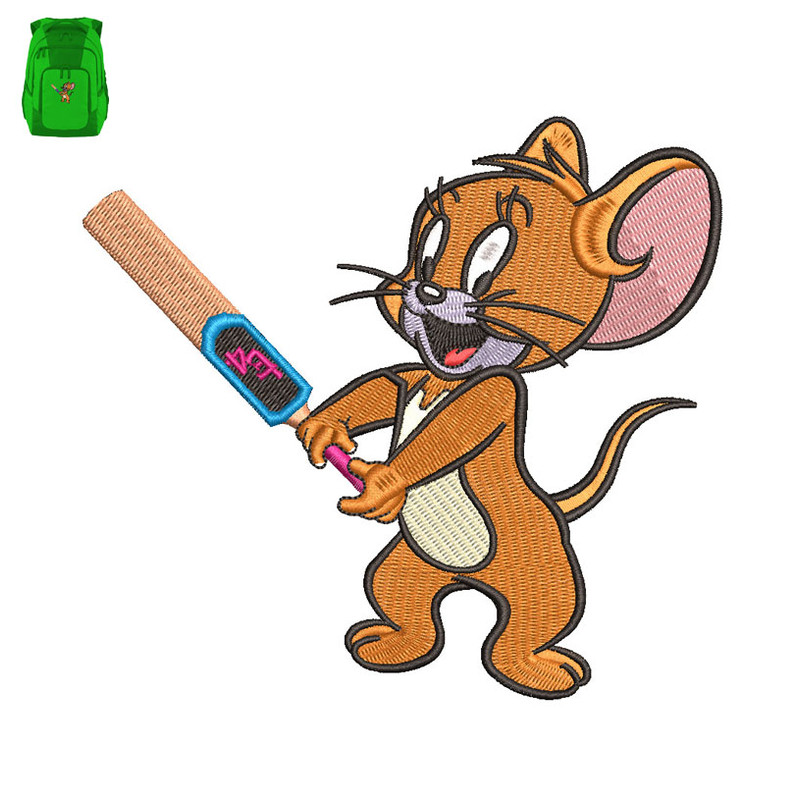 Jerry Mouse Embroidery logo for Bag..jpg