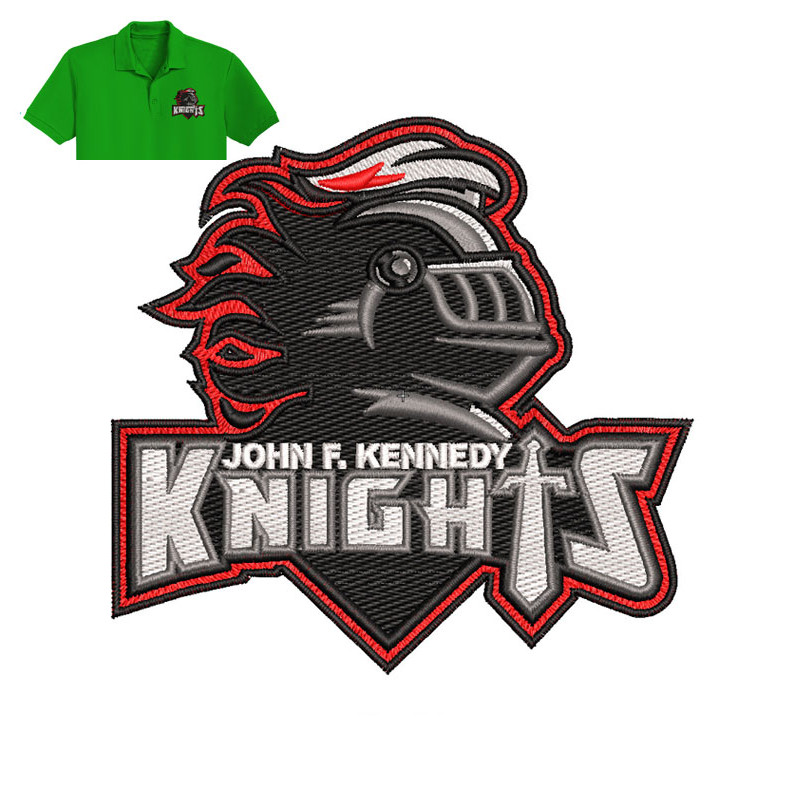 Johan Kennedy Knights Embroidery logo for polo shirt..jpg