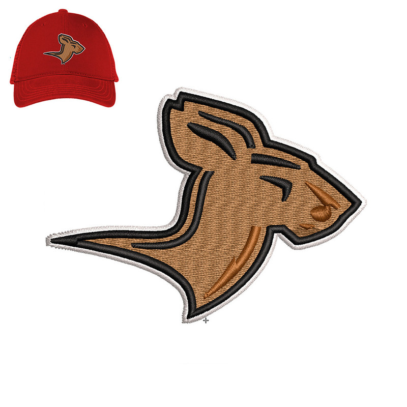 Kangaroo Embroidery 3D puff Logo For Cap..jpg