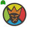 King Face Embroidery logo for Cap..jpg
