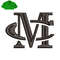Letter C And M Embroidery logo for Polo Shirt..jpg