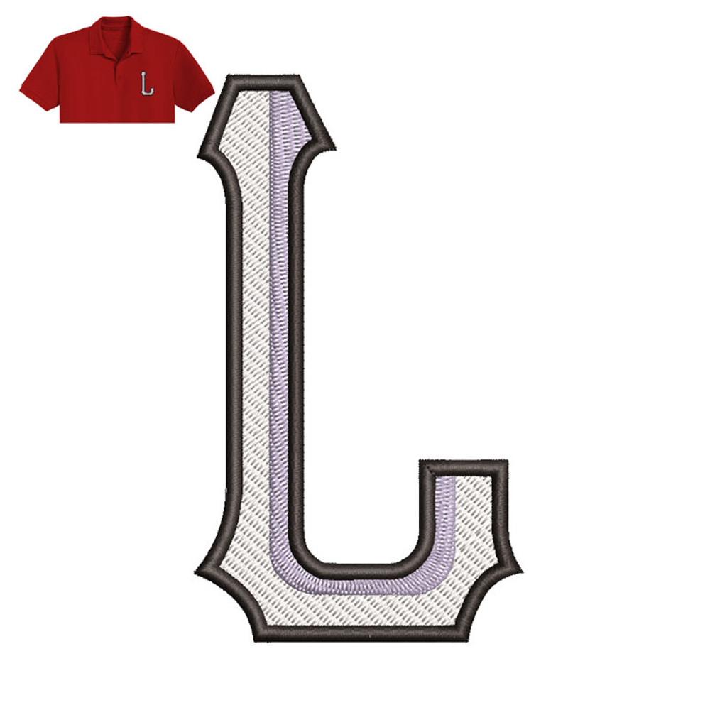 Letter L Embroidery logo for Polo Shirt..jpg