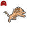 Lion 3d puff Embroidery logo for Cap..jpg