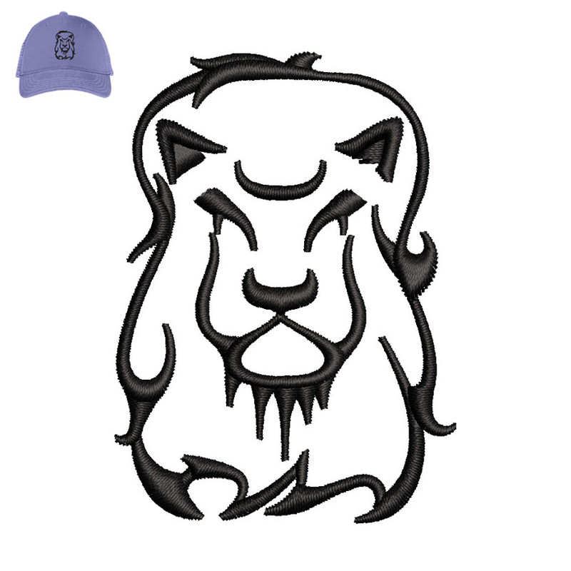 Lion Embroidery logo for Cap..jpg