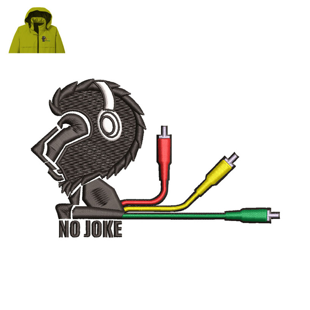 Lion No Joke Embroidery logo for Jacket..jpg