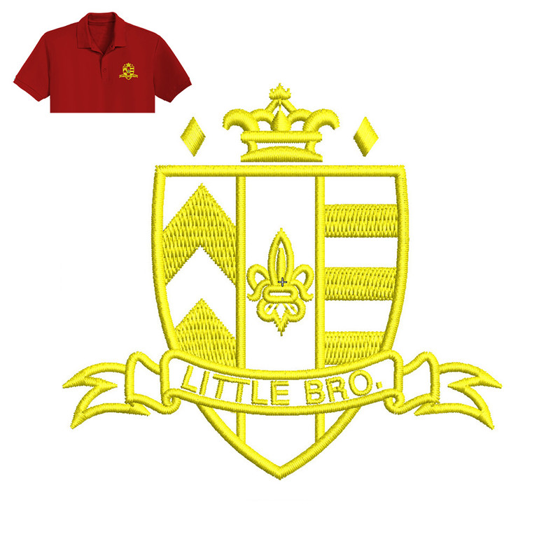 Little Bro Embroidery Logo For Polo Shirt..jpg