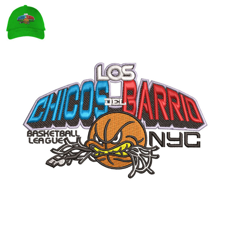 Los Chicos Barrio Embroidery logo for Cap..jpg