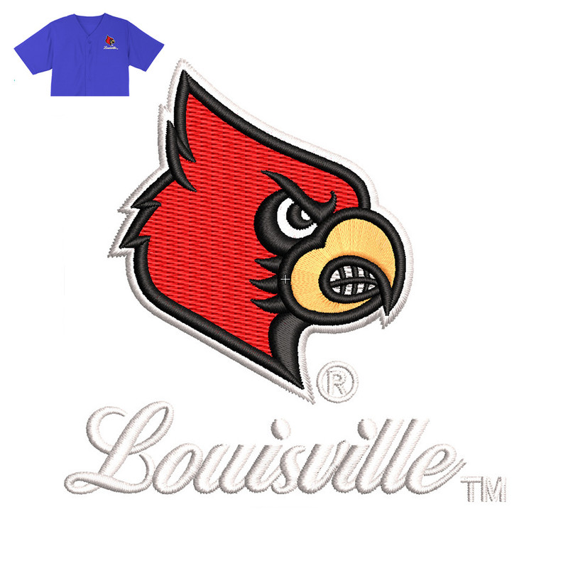 Louisuille Bird Embroidery logo for Jersey ..jpg