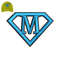 M letter 3d puff Embroidery logo for Cap..jpg