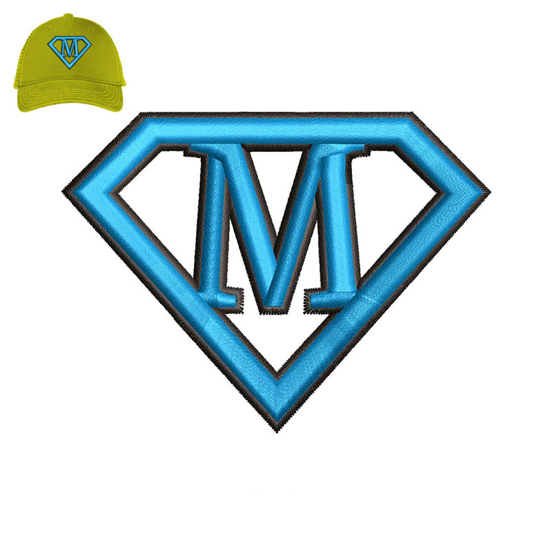 M letter 3d puff Embroidery logo for Cap..jpg