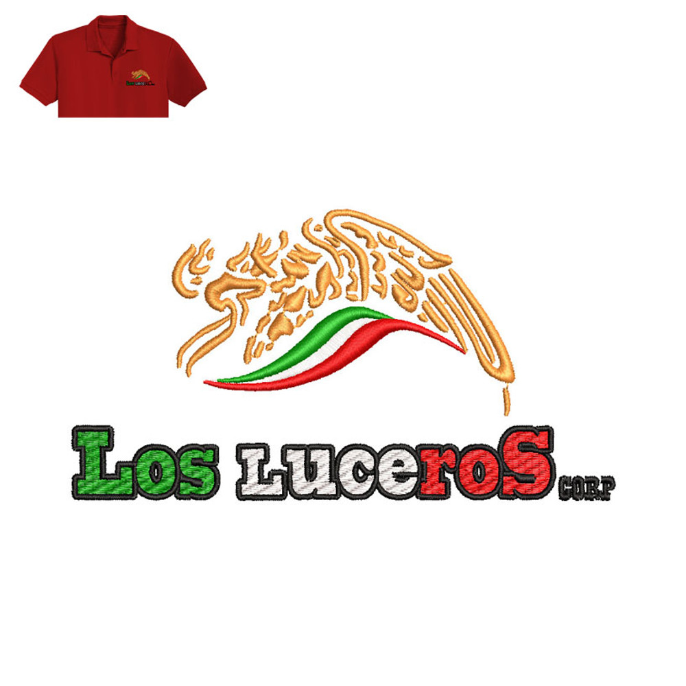 Mexico Independiente Embroidery logo for Polo Shirt..jpg