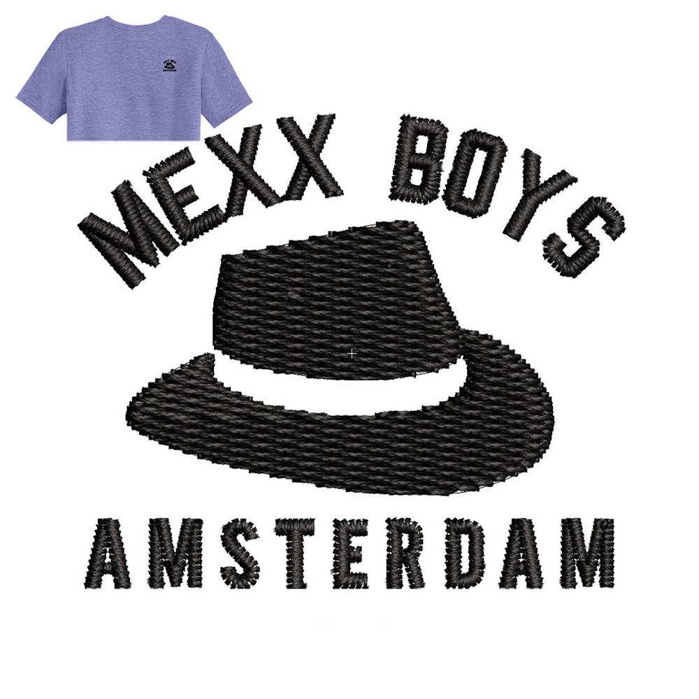 Mexx Boys Amsterdam Embroidery logo for T-Shirt ..jpg