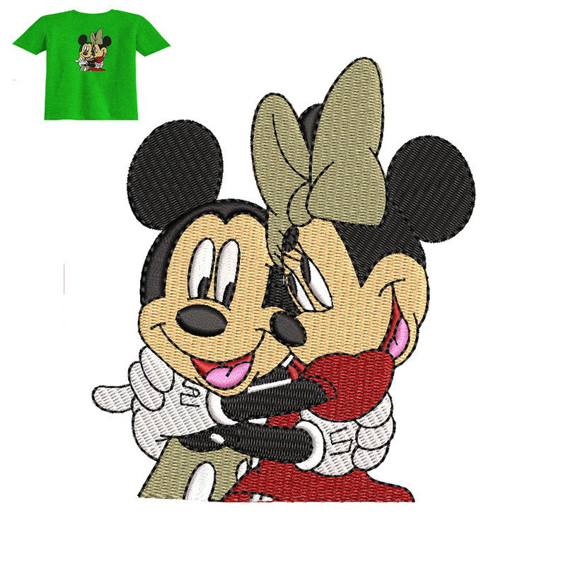 Mouse Mickey Embroidery logo for T-Shirt ..jpg