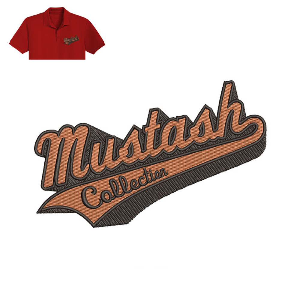 Mustash Callection Embroidery logo for polo shirt..jpg