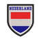Nederland Flag Embroidery logo for patch ..jpg
