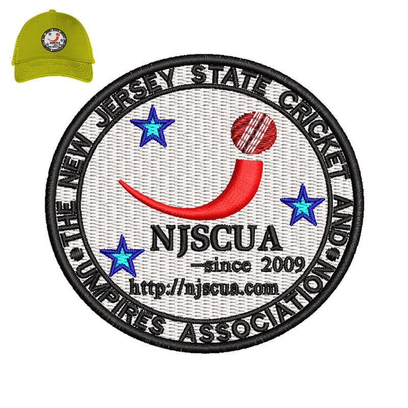 New Jersey cricket Embroidery logo for Cap..jpg