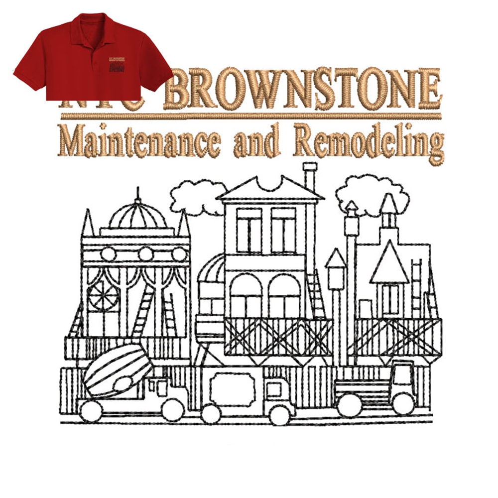 Nyc Brownstone Embroidery logo for Polo Shirt..jpg