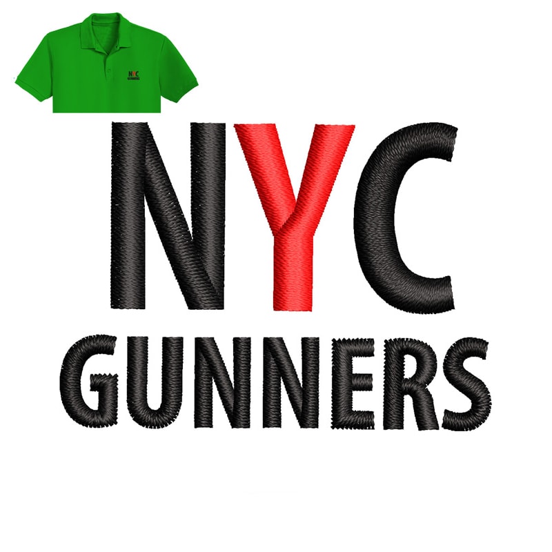 NYC Gunners Embroidery logo for Polo Shirt..jpg