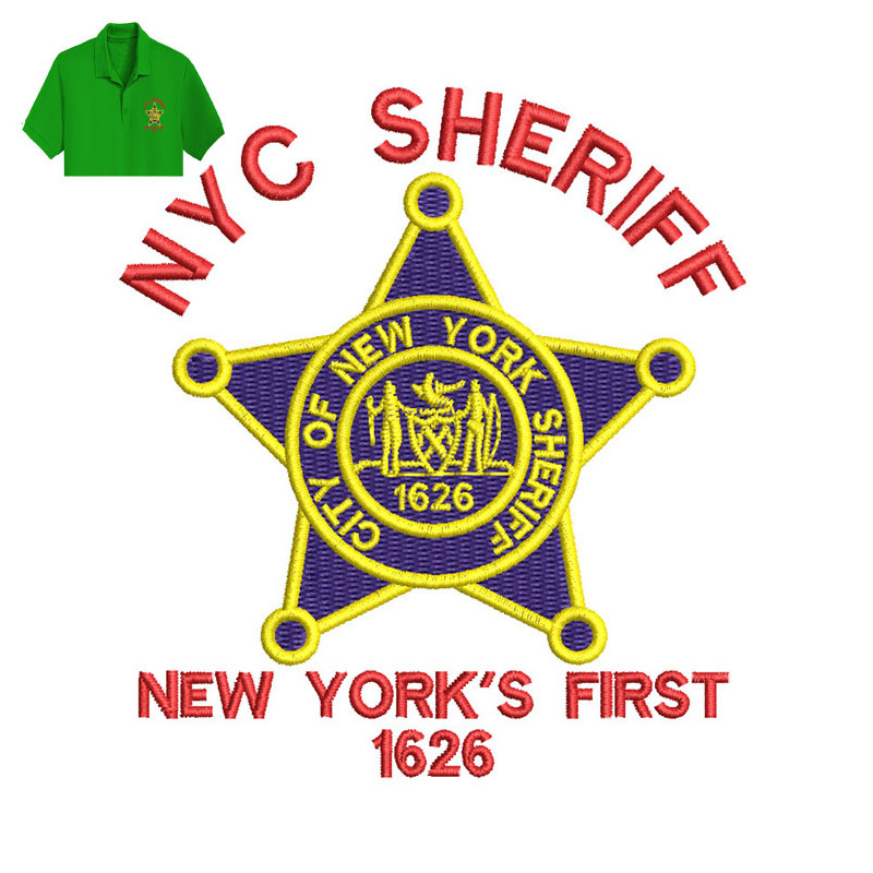 NYC Sheriff Embroidery logo for Polo Shirt..jpg