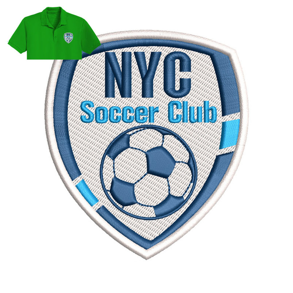 Nyc Soccer Clube Embroidery logo for Polo Shirt..jpg