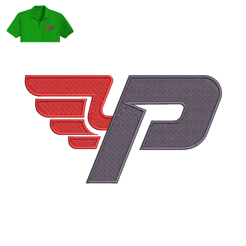P Letter Wing Embroidery logo for Polo Shirt..jpg