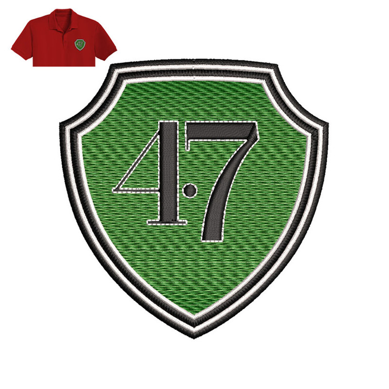 Patch 47 Embroidery logo for Polo Shirt..jpg